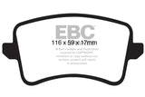 EBC 09-11 Audi A4 2.0 Turbo Ultimax2 Rear Brake Pads EBC Brake Pads - OE  AXOPROS