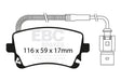 EBC 09-11 Audi A6 Quattro 3.0 Supercharged Redstuff Rear Brake Pads EBC Brake Pads - Performance  AXOPROS