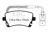 EBC 09-11 Audi A6 Quattro 3.0 Supercharged Yellowstuff Rear Brake Pads EBC Brake Pads - Performance  AXOPROS