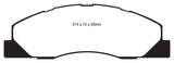 EBC 09-11 Dodge Ram 2500 Pick-up 5.7 2WD/4WD Yellowstuff Front Brake Pads EBC Brake Pads - Performance  AXOPROS