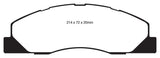 EBC 09-11 Dodge Ram 2500 Pick-up 5.7 2WD/4WD Yellowstuff Front Brake Pads EBC Brake Pads - Performance  AXOPROS