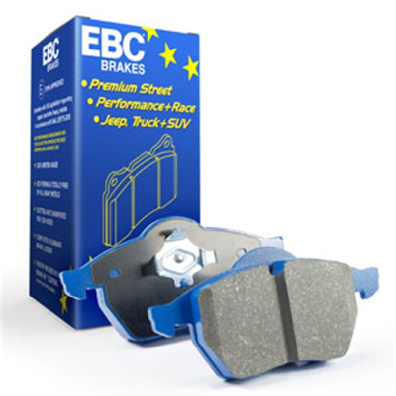 EBC 09-12 Porsche Boxster (Cast Iron Rotors only) 2.9 Bluestuff Rear Brake Pads EBC Brake Pads - Racing  AXOPROS