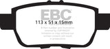 EBC 09-14 Acura TL 3.5 Yellowstuff Rear Brake Pads EBC Brake Pads - Performance  AXOPROS