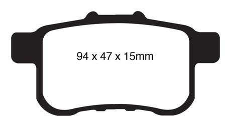 EBC 09-14 Acura TSX 2.4 Greenstuff Rear Brake Pads EBC Brake Pads - Performance  AXOPROS