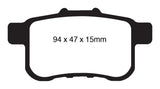 EBC 09-14 Acura TSX 2.4 Greenstuff Rear Brake Pads EBC Brake Pads - Performance  AXOPROS