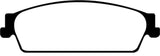 EBC 09-14 Cadillac Escalade 6.0 Hybrid Greenstuff Rear Brake Pads EBC Brake Pads - Performance  AXOPROS