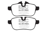 EBC 09+ BMW Z4 3.0 (E89) Yellowstuff Rear Brake Pads EBC Brake Pads - Performance  AXOPROS