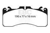 EBC 09+ Lexus LS460 4.6 Sport Redstuff Front Brake Pads EBC Brake Pads - Performance  AXOPROS