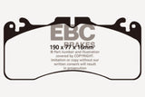 EBC 09+ Lexus LS460 4.6 Sport Redstuff Front Brake Pads EBC Brake Pads - Performance  AXOPROS
