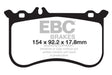 EBC 10-11 Mercedes-Benz CL550 5.5 AMG Sport Pkg Yellowstuff Front Brake Pads EBC Brake Pads - Performance  AXOPROS
