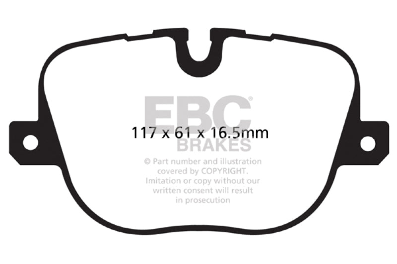 EBC 10-12 Land Rover Range Rover 5.0 Supercharged Greenstuff Rear Brake Pads EBC Brake Pads - Performance  AXOPROS