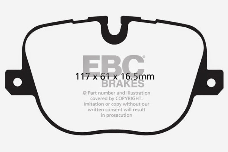 EBC 10-12 Land Rover Range Rover 5.0 Supercharged Greenstuff Rear Brake Pads EBC Brake Pads - Performance  AXOPROS