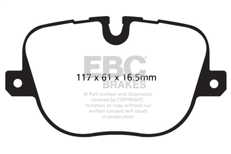 EBC 10-12 Land Rover Range Rover 5.0 Supercharged Greenstuff Rear Brake Pads EBC Brake Pads - Performance  AXOPROS