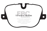 EBC 10-12 Land Rover Range Rover 5.0 Supercharged Greenstuff Rear Brake Pads EBC Brake Pads - Performance  AXOPROS