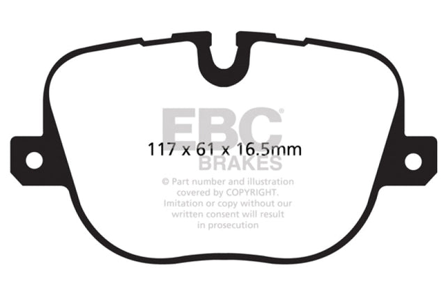 EBC 10-12 Land Rover Range Rover 5.0 Supercharged Greenstuff Rear Brake Pads EBC Brake Pads - Performance  AXOPROS