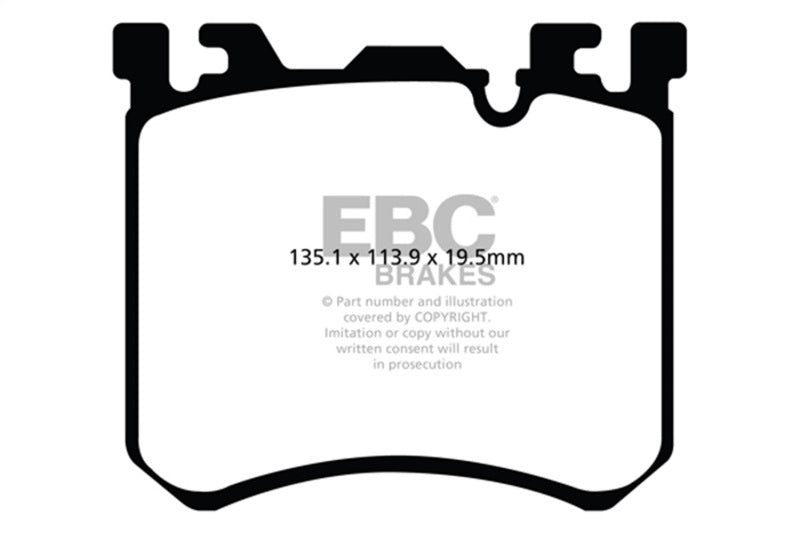 EBC 10-13 BMW X5M 4.4 Twin Turbo Redstuff Front Brake Pads EBC Brake Pads - Performance  AXOPROS