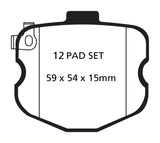 EBC 10-13 Chevrolet Corvette (C6) 6.2 Grand Sport Yellowstuff Front Brake Pads EBC Brake Pads - Performance  AXOPROS