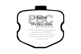 EBC 10-13 Chevrolet Corvette (C6) 6.2 Grand Sport Yellowstuff Front Brake Pads EBC Brake Pads - Performance  AXOPROS