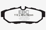 EBC 10-14 Ford Mustang 3.7 Yellowstuff Rear Brake Pads EBC Brake Pads - Performance  AXOPROS