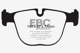 EBC 10+ BMW X5M 4.4 Twin Turbo Yellowstuff Rear Brake Pads EBC Brake Pads - Performance  AXOPROS