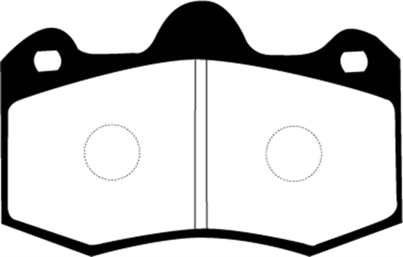 EBC 10+ Lotus Evora 3.5 Redstuff Front Brake Pads EBC Brake Pads - Performance  AXOPROS