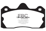 EBC 10+ Lotus Evora 3.5 Redstuff Rear Brake Pads EBC Brake Pads - Performance  AXOPROS