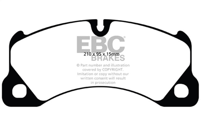 EBC 10+ Porsche Cayenne 3.0 Supercharged Hybrid Bluestuff Front Brake Pads EBC Brake Pads - Racing  AXOPROS
