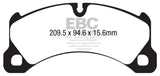 EBC 10+ Porsche Cayenne 3.6 Yellowstuff Front Brake Pads EBC Brake Pads - Performance  AXOPROS
