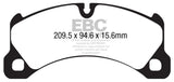 EBC 10+ Porsche Cayenne 3.6 Yellowstuff Front Brake Pads EBC Brake Pads - Performance  AXOPROS