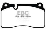 EBC 11-14 Audi TT RS 2.5 Turbo Yellowstuff Front Brake Pads EBC Brake Pads - Performance  AXOPROS