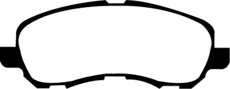EBC 11-14 Chrysler 200 2.4 Yellowstuff Front Brake Pads EBC Brake Pads - Performance  AXOPROS