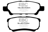 EBC 11-14 Chrysler 200 2.4 Yellowstuff Rear Brake Pads EBC Brake Pads - Performance  AXOPROS