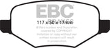 EBC 11-14 Ford Edge 2.0 Turbo Yellowstuff Rear Brake Pads EBC Brake Pads - Performance  AXOPROS