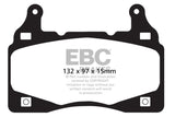 EBC 11-15 Chevrolet Camaro (5th Gen) 6.2 Yellowstuff Front Brake Pads EBC Brake Pads - Performance  AXOPROS