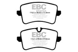 EBC 11 Audi A6 2.0 Turbo Redstuff Rear Brake Pads EBC Brake Pads - Performance  AXOPROS