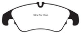 EBC 11 Audi A6 2.0 Turbo Yellowstuff Front Brake Pads EBC Brake Pads - Performance  AXOPROS