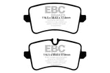 EBC 11 Audi A6 2.0 Turbo Yellowstuff Rear Brake Pads EBC Brake Pads - Performance  AXOPROS