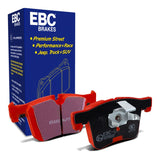 EBC 11+ BMW X3 2.0 Turbo (F25) Redstuff Front Brake Pads EBC Brake Pads - Performance  AXOPROS