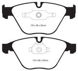 EBC 11+ BMW Z4 3.0 Twin Turbo iS (E89) Redstuff Front Brake Pads EBC Brake Pads - Performance  AXOPROS