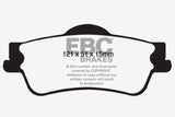 EBC 11+ Chevrolet Caprice 3.6 Yellowstuff Rear Brake Pads EBC Brake Pads - Performance  AXOPROS