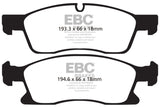 EBC 11+ Dodge Durango 3.6 Extra Duty Front Brake Pads EBC Brake Pads - Performance  AXOPROS