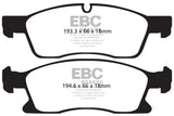 EBC 11+ Dodge Durango 3.6 Extra Duty Front Brake Pads EBC Brake Pads - Performance  AXOPROS