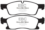 EBC 11+ Dodge Durango 3.6 Greenstuff Front Brake Pads EBC Brake Pads - Performance  AXOPROS