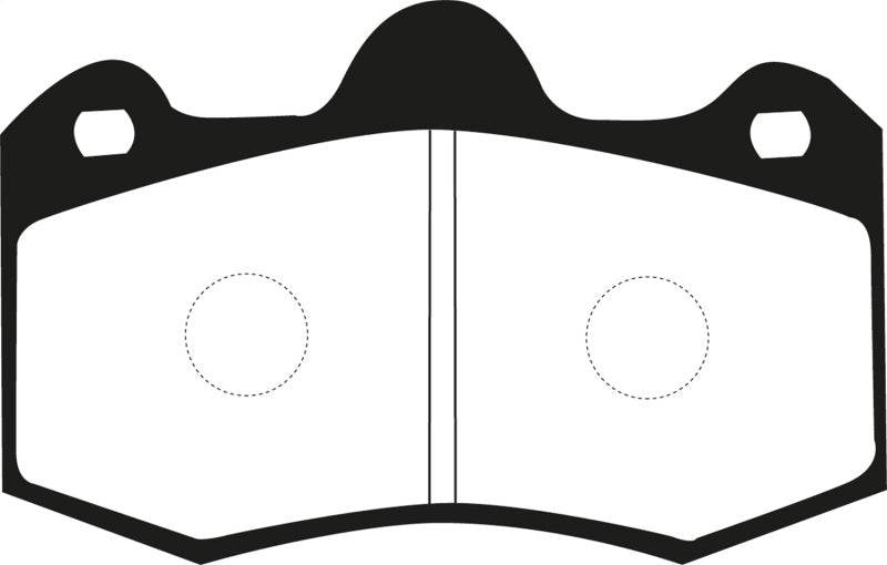 EBC 11+ Mclaren MP4-12C 3.8 Twin Turbo Bluestuff Rear Brake Pads EBC Brake Pads - Racing  AXOPROS