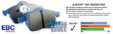 EBC 12-13 Porsche Panamera (Cast Iron only) 3.0 SC Hybrid Bluestuff Rear Brake Pads EBC Brake Pads - Racing  AXOPROS
