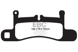 EBC 12-15 Porsche 911 (991) (Cast Iron Rotor only) 3.4 Carrera Redstuff Rear Brake Pads EBC Brake Pads - Performance  AXOPROS
