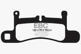 EBC 12-15 Porsche 911 (991) (Cast Iron Rotor only) 3.4 Carrera Redstuff Rear Brake Pads EBC Brake Pads - Performance  AXOPROS