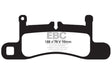EBC 12-15 Porsche 911 (991) (Cast Iron Rotor only) 3.4 Carrera Redstuff Rear Brake Pads EBC Brake Pads - Performance  AXOPROS