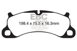 EBC 12-15 Porsche 911 (991) (Cast Iron Rotor only) 3.8 Carrera S Redstuff Front Brake Pads EBC Brake Pads - Performance  AXOPROS