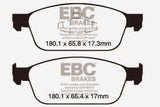 EBC 12-18 Ford Focus ST Bluestuff Front Brake Pads EBC Brake Pads - Racing  AXOPROS